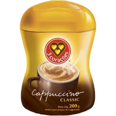 Cappuccino Classic 3 Corações 400g