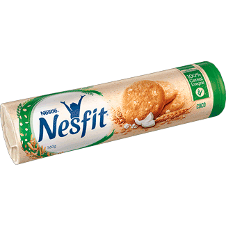 Biscoito Integral Coco Nesfit 160g