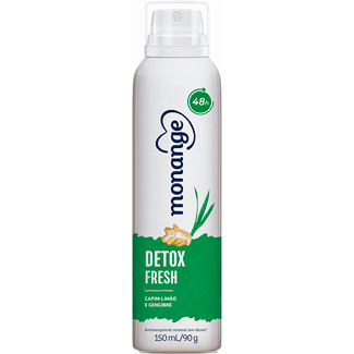 Desodorante Aerossol Detox Fresh Monange 90g
