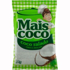 Coco Ralado Adoçado Mais Coco 1kg
