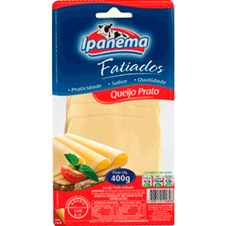 Queijo Prato Fatiado Ipanema 400g