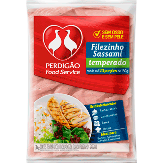 Filezinho Sassami Temperado Perdigão 3kg