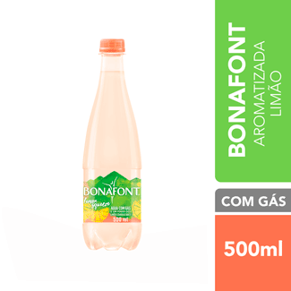 Água Mineral com Gás Lemon Squeeze Bonafont 500ml
