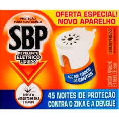 Inseticida SBP Líquido 45 Noites Grátis Aparelho