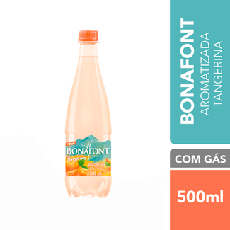 Água Mineral com Gás Tangerina Bonafont 500ml
