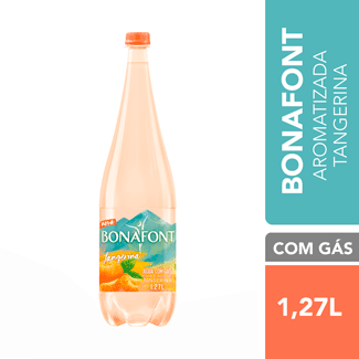 Água Mineral com Gás Sabor Tangerina Bonafont 1,270ml