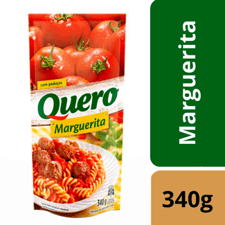 Molho de Tomate Marguerita Quero Sachê 340g