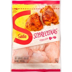 Sobrecoxa Frango Congelada Sadia Zip Pct 1kg