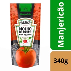 Molho de Tomate com Manjericão Heinz Sachê 340g
