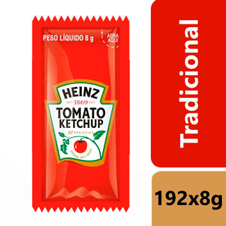 Ketchup Tradicional Heinz 192x8g