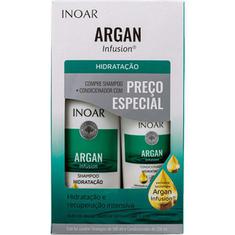 Kit Shampoo + Condicionador Argan Infusion Hidratação Inoar 500+250ml