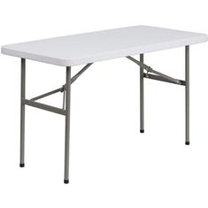 Mesa retangular Dobrável 122x61x74cm
