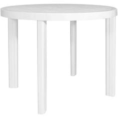 Mesa Redonda Guinea Branca 90cm Garden Life