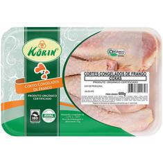 Coxa de Frango Orgânico Congelado Korin 600g