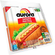 Salsicha Hot Dog Aurora kg Pct. c/ 3 kg