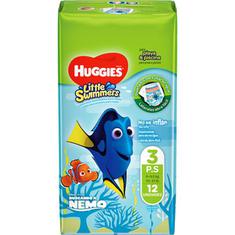 Fraldas Praia & Piscina Little Swimmers P Huggies 12un.