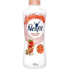 Iogurte Desnatado Morango Aveia e Baunilha Zero Lactose Nesfit Nestlé 850g