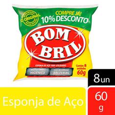Lã de Aço Bombril 8un