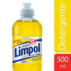 Detergente Líquido Limpol Neutro 500ml