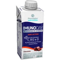 Bebida Láctea Sabor Chocolate Zero Lactose Imunoday 200ml