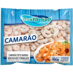 Camarão Costa Sul IQF 400g Descascado