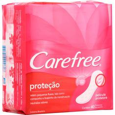 Absorvente Carefree Contour com 40 unidades
