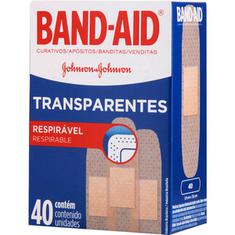 Curativos Band-Aid Transparente 40 unidades