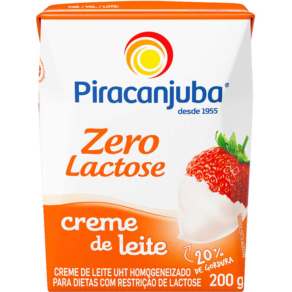 Creme De Leite Piracanjuba Zero Lactose 200g (7898215151982)
