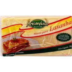 Massa para Lasanha Fresca Aricanduva 1kg