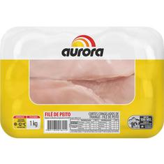 Filé de Peito Frango Congelado Aurora 1kg