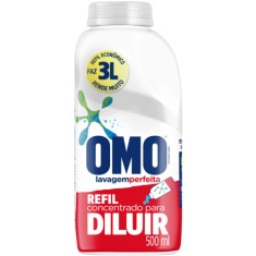 Lava Roupas Líquido Concentrado Omo Refil 500ml