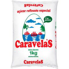 Açúcar Refinado Caravelas 1kg