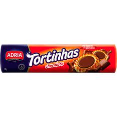 Biscoito Recheado Tortinhas Sabor Chocolate Adria 160g