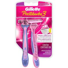 Aparelho Prestobarba Presto 3 Feminino 2un