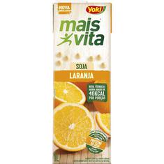 Bebida de Soja Mais Vita Sabor Laranja Yoki 1L