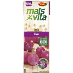 Bebida de Soja Mais Vita Sabor Uva Yoki 1L