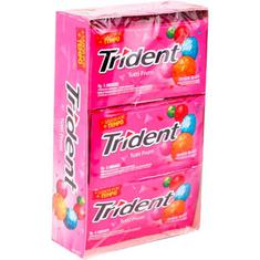 Goma de Mascar Trident Tutti Frut 21 unidades 36g
