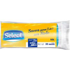Saco para Lixo Rolo Select 50L 30un.