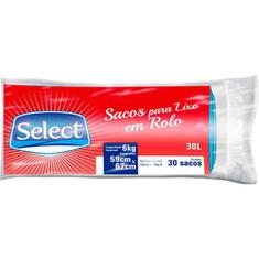 Saco para Lixo Rolo Select 30L 30un.