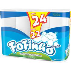 Papel Higiênico Fofinho Folha Simples L24P22 30m