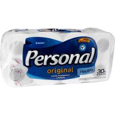 Papel Higiênico Personal Folha Simples Neutro 8X30 Mts