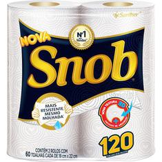 Papel Toalha Snob Neutro 2 Unidades