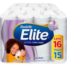 Papel Higiênico Dualette Folha Dupla L16P15 30m