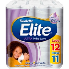 Papel Higiênico Dualette Elite 30m Leve 12 Pague 11