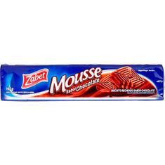 Biscoito Recheado Sabor Mousse de Chocolate Zabet 145g