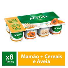 Leite Fermentado Activia Mamão e Cereais 800g