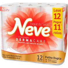 Papel Higiênico Folha Dupla Neve 30m Leve 12 Pague 11