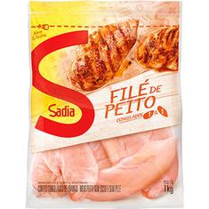 Filé de Peito de Frango Congelado Sadia Zip Pct. 1kg