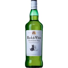 Whisky Escocês Black & White 1L