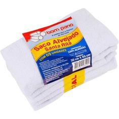 Saco Alvejado Santa Rita 30X60 c/ 5 unidades